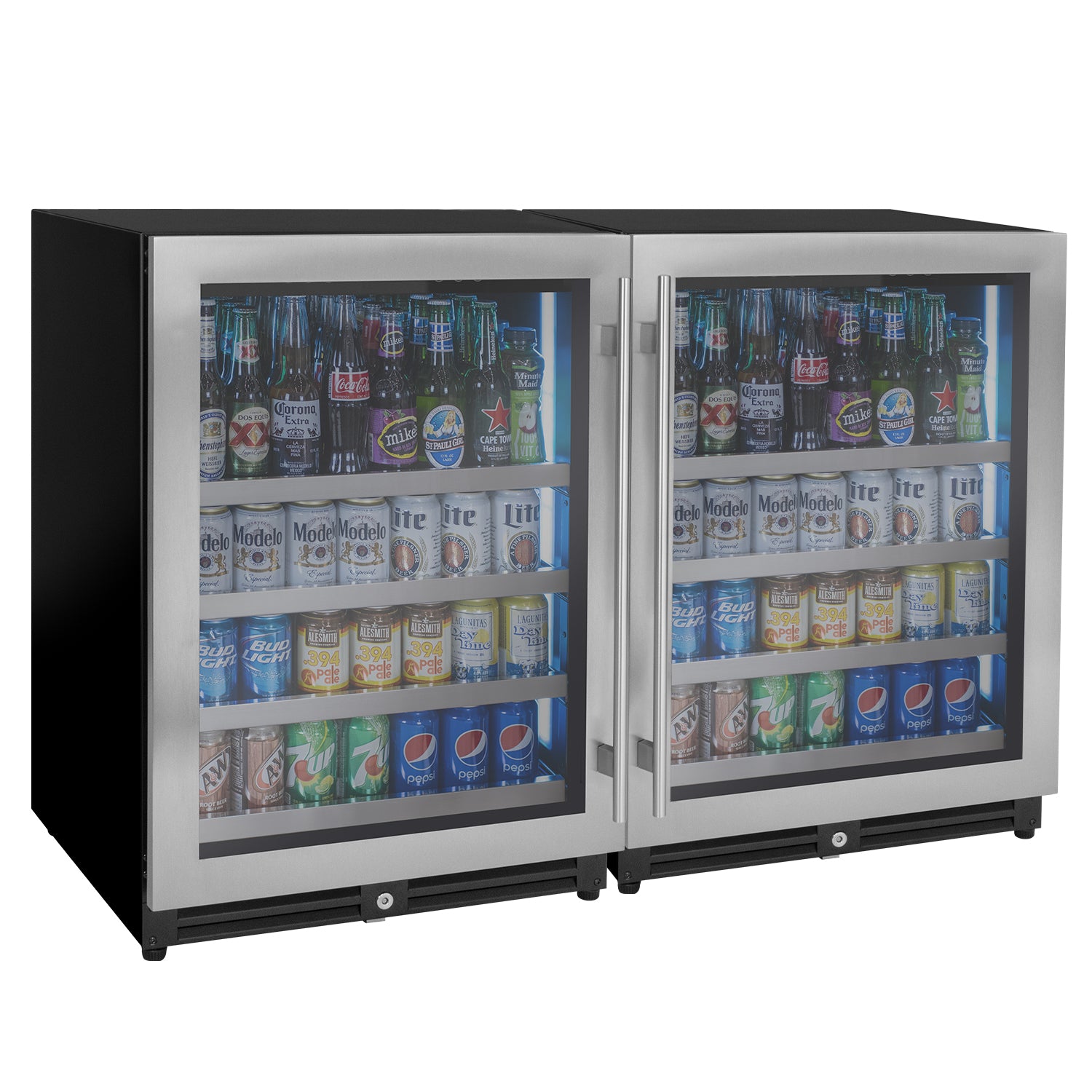 Kegco 24" Wide Reserva Series Stainless Steel Beverage Center