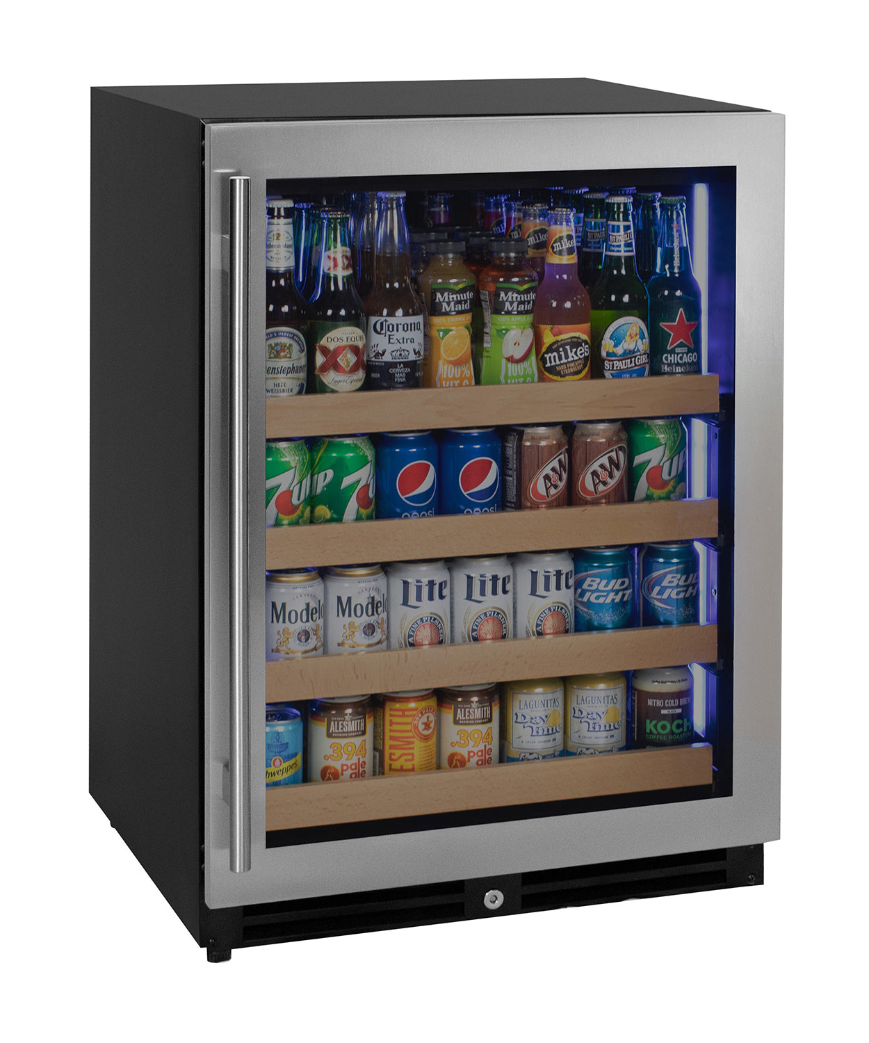Kegco 24" Wide Reserva Series Stainless Steel Beverage Center