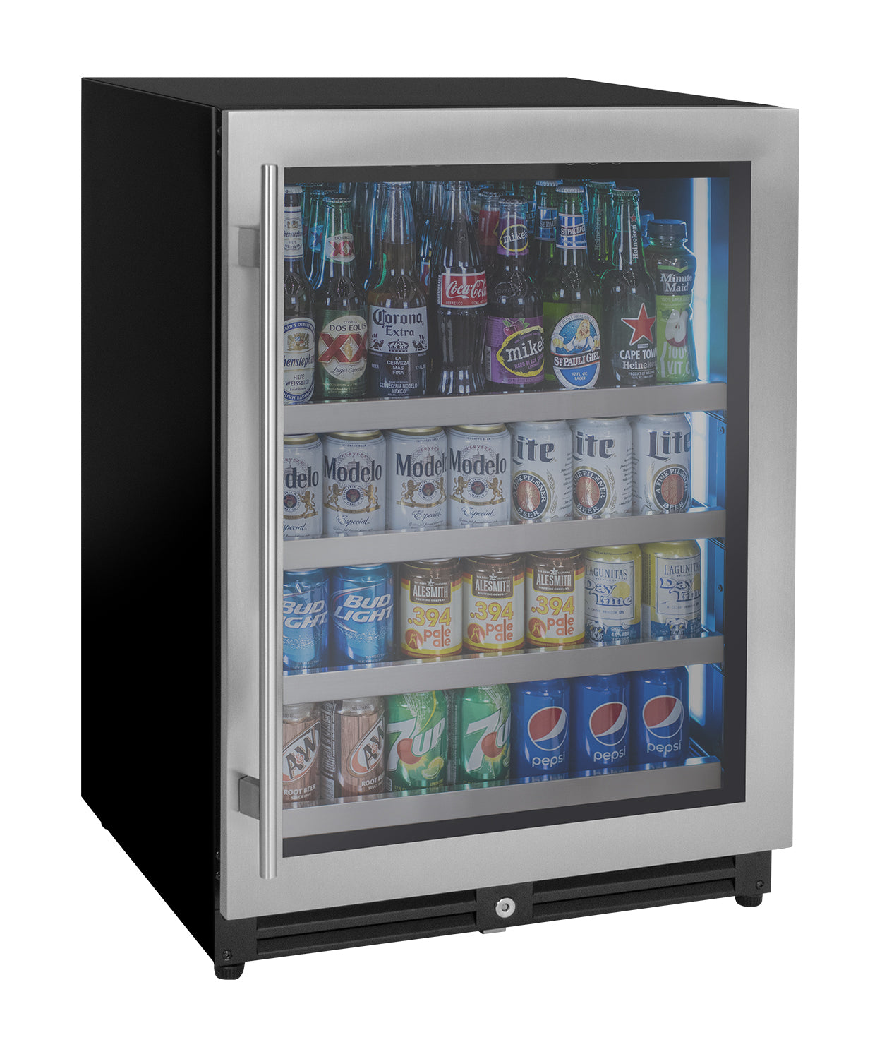 Kegco 24" Wide Reserva Series Stainless Steel Beverage Center