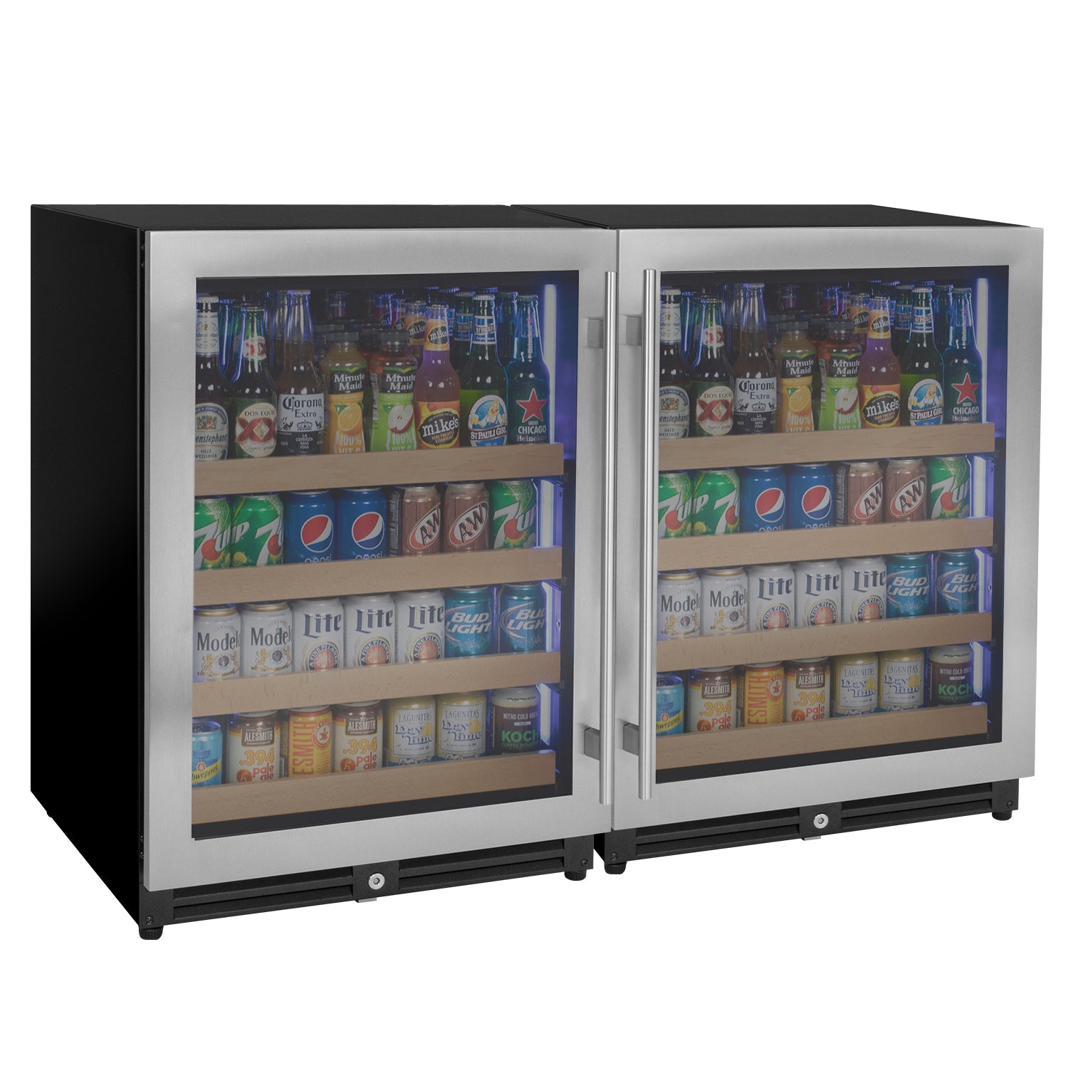 Kegco 24" Wide Reserva Series Stainless Steel Beverage Center